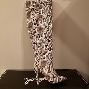 New, never worn,  Thigh high Boots